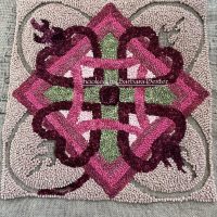 Celtic Hearts A Fire 18 x 18 - Celtic Heritage Series