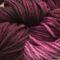 "Bowl Full of Cranberries" A Hand Dyed Art Yarn to Hook, Punch  or Bind with!