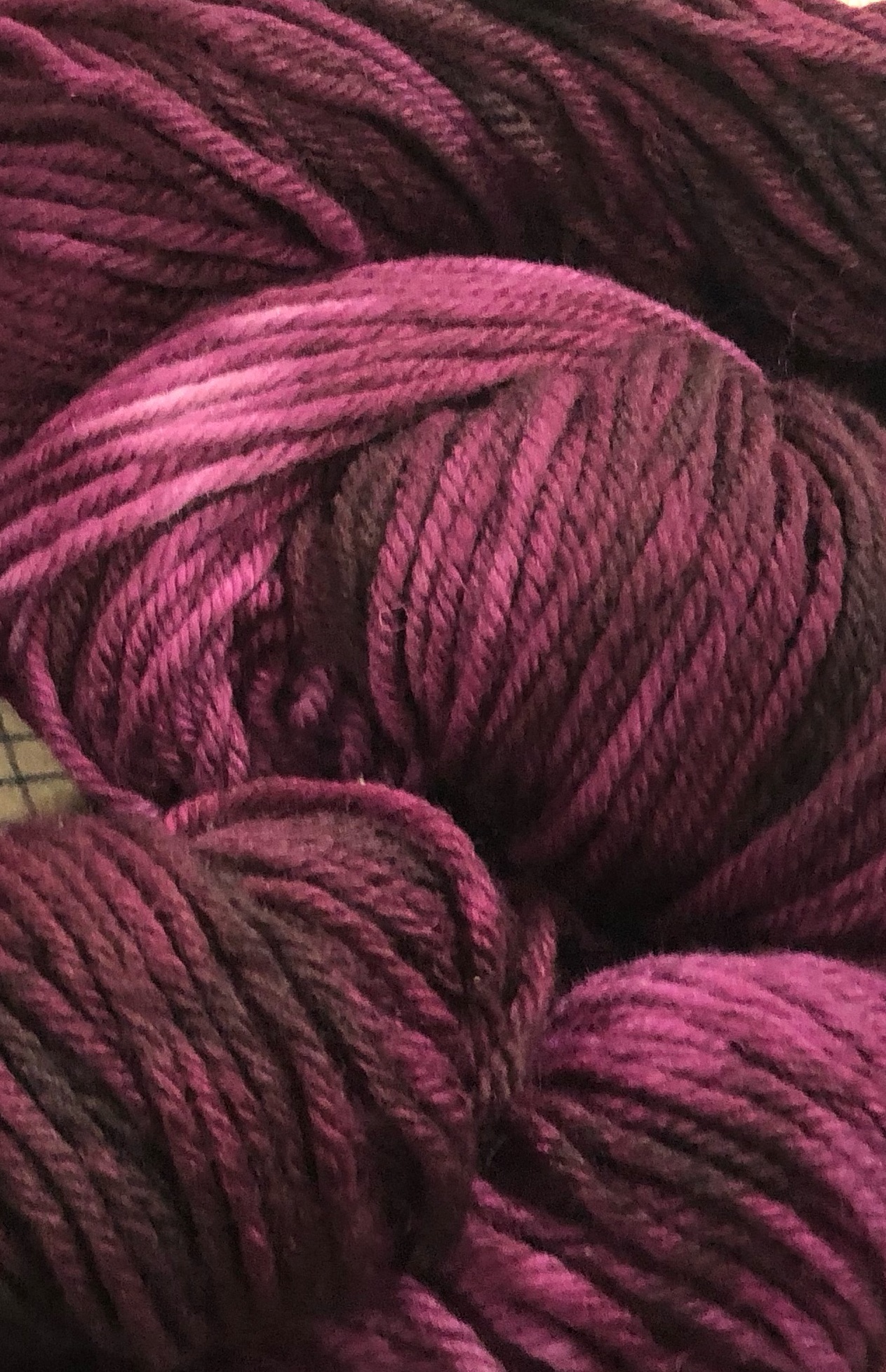 "Bowl Full of Cranberries" A Hand Dyed Art Yarn to Hook, Punch or Bind with! - Image 2