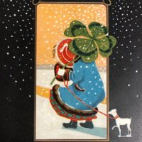 Patty's Stroll, Vintage Postcard Pattern From Joan Moshimer's Studio