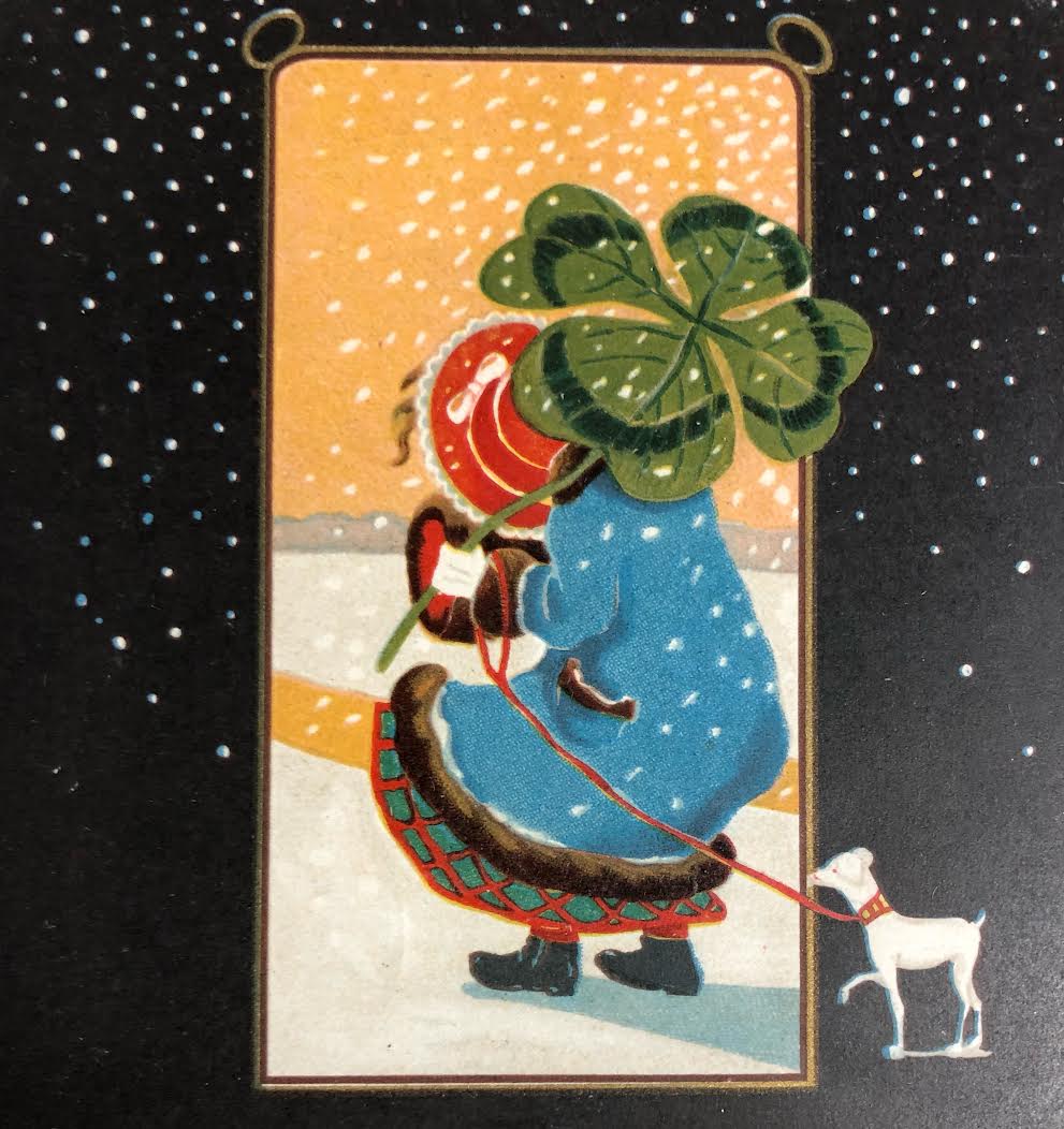 Patty's Stroll, Vintage Postcard Pattern From Joan Moshimer's Studio