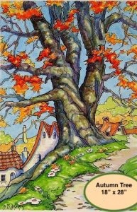 Autumn Tree based on the artwork of Alida Akers, 18 x 28