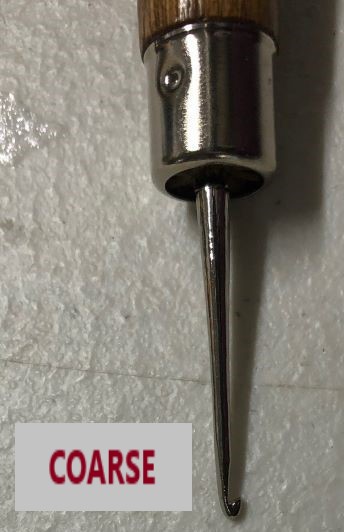 Joan Moshimer Hooks – COARSE HOOK - Maple Handle Hook, Made in the USA - Image 2