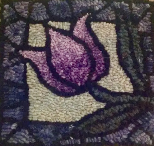 Jewel Tulip, 7" square by Joan Moshimer, MT6