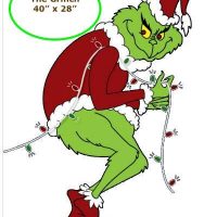 Grinch Large Pattern from P is for Primitive 40 x 28