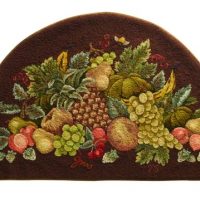 Golden Fruit Half Round, M51 by Joan Moshimer, 25 x 41