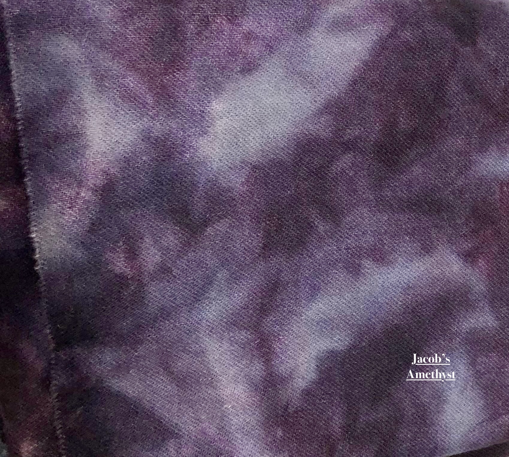 Hand Dyed Wool - Jacob's Amethyst