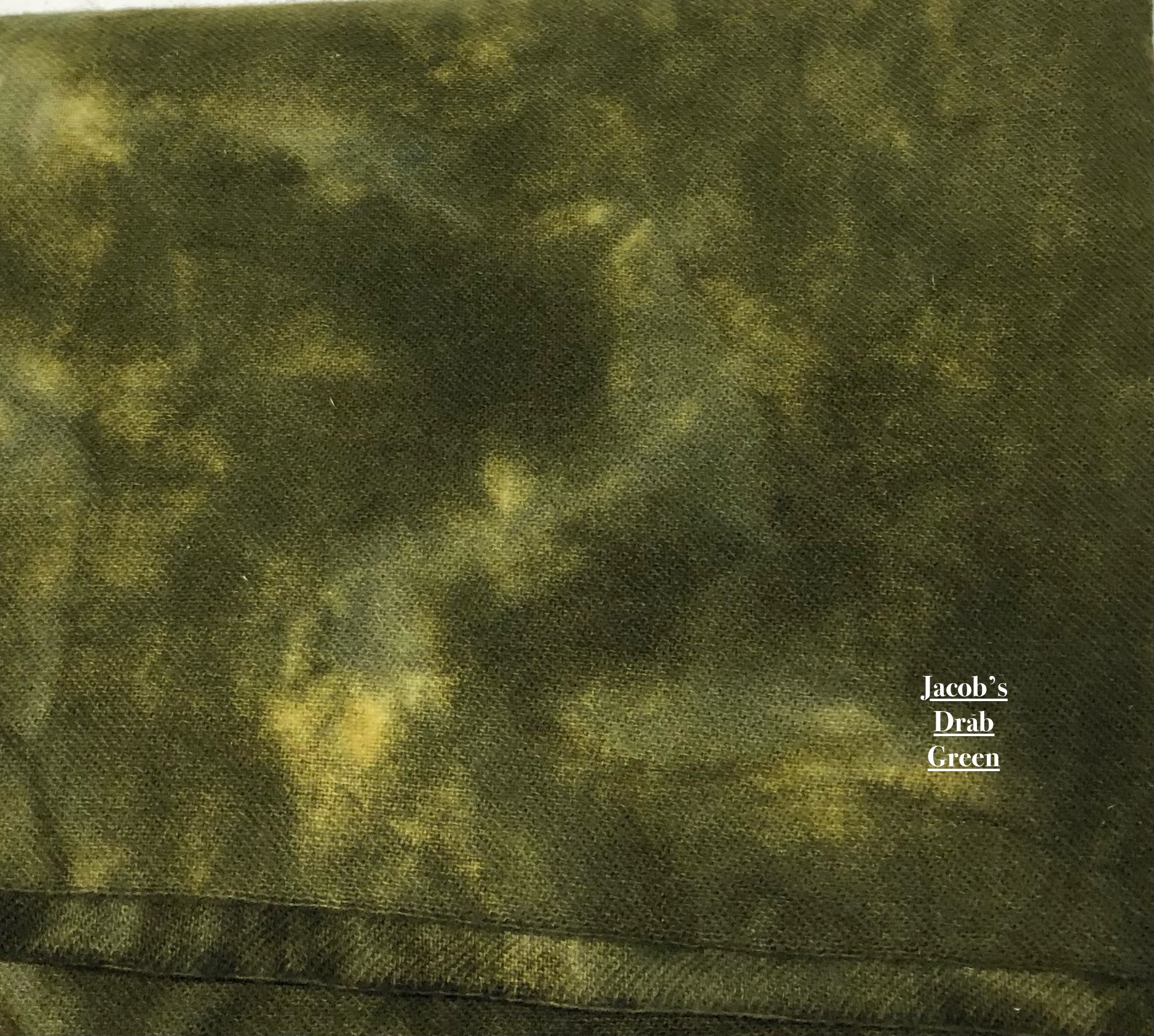 Hand Dyed Wool - Jacob's Drab Green