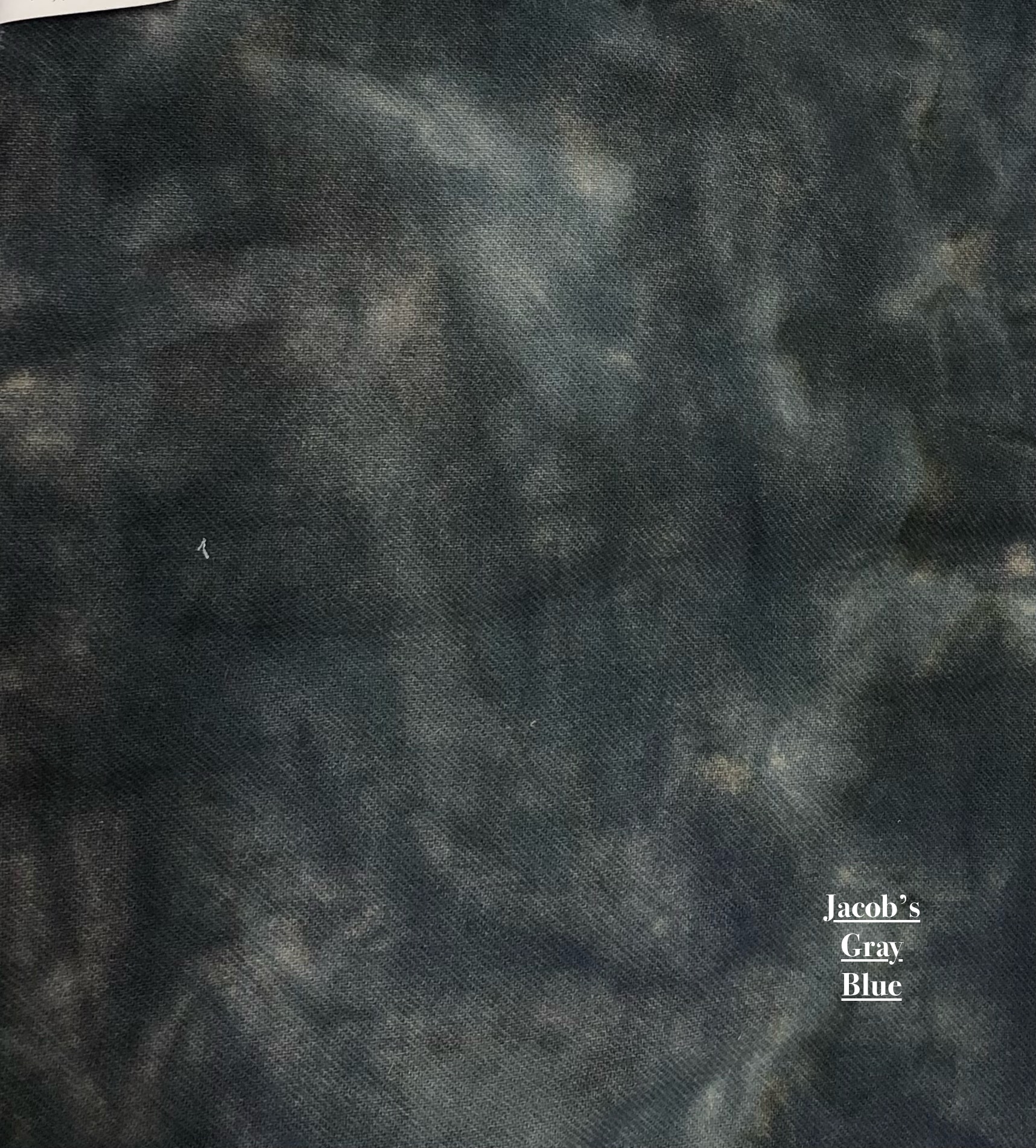 Hand Dyed Wool - Jacob's Gray Blue