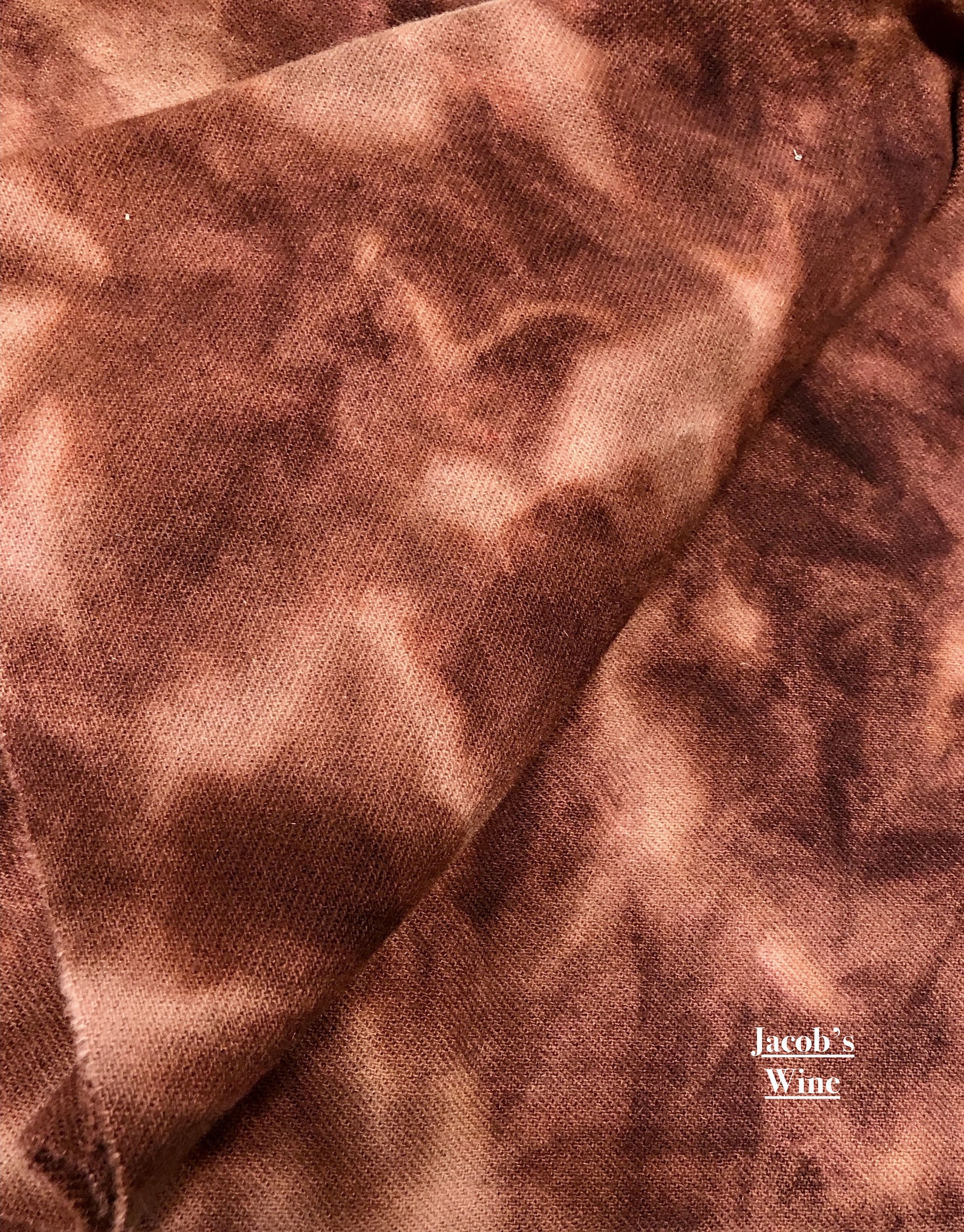 Hand Dyed Wool - Jacob's Wine