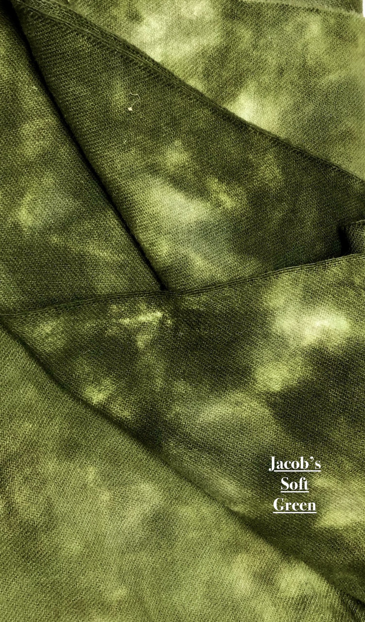 Hand Dyed Wool - Jacob's Soft Green