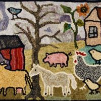 Fall on the Farm, Pattern by Cactus Needle, 37” X 18 1/2”