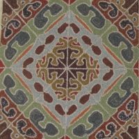 Sheep Kaleidoscope II, 1 Square, Pattern by Cactus Needle, 30 3/4" Square