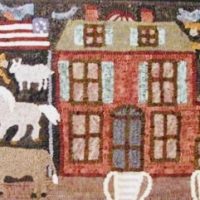 American Homestead, Pattern by Cactus Needle, 19 1/2" X 55"