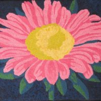 Gigantic Flower, Pattern by Cactus Needle, 26 1/4" X 31 1/2"