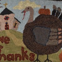 Give Thanks, Pattern by Cactus Needle, 29" x 20 1/2"