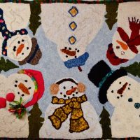 Here's Looking At You Too Large, Pattern by Cactus Needle, 31” X 23"