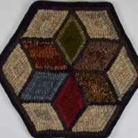 Hexagon, Pattern by Cactus Needle, 14” diameter
