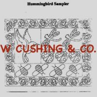 Hummingbird Sampler, Pattern by Cactus Needle, 16 1/2" X 20”