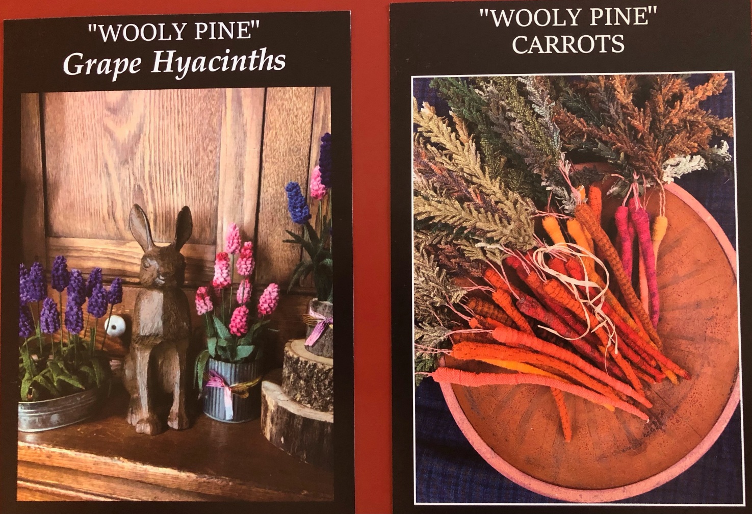 WOOLY GRAPE HYACINTH& CARROTS Pattern by Wooly Pines