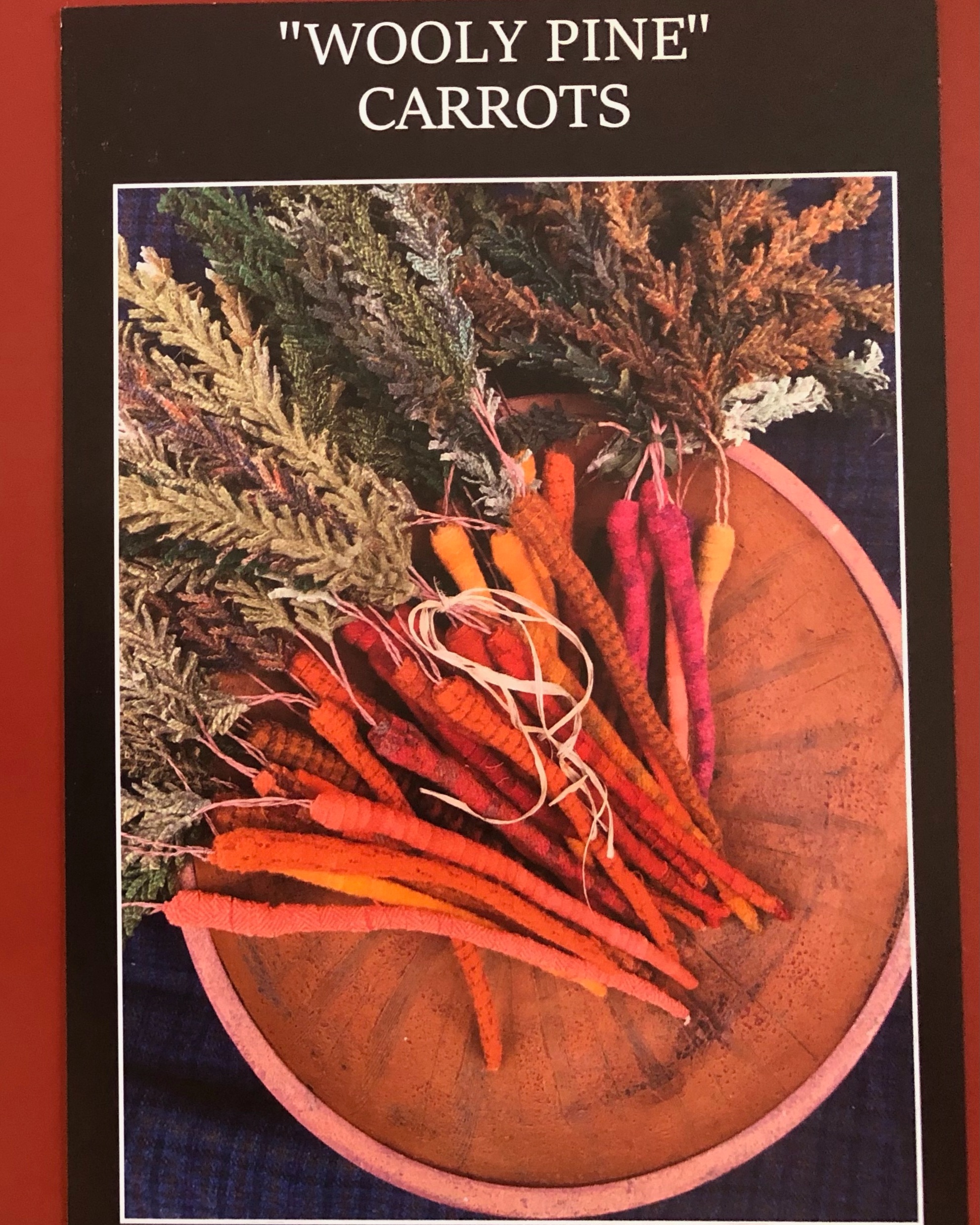 WOOLY GRAPE HYACINTH& CARROTS Pattern by Wooly Pines - Image 3