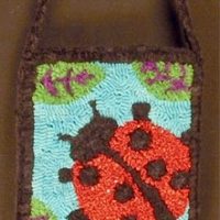 Ladybug Purse, Pattern by Cactus Needle, 7" X 18"