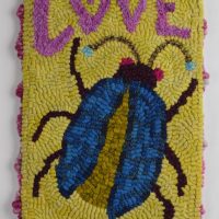Love Bug WordPlay, Pattern by Cactus Needle, 8" x 12"