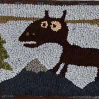 Moose Tracks, Pattern by Cactus Needle, 8” X 15”