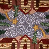 Mountain Homes, Pattern by Cactus Needle, 31" X 41"