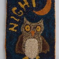 Night Owl WordPlay, Pattern by Cactus Needle, 8" x 12"