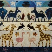 Noah's Ark, Pattern by Cactus Needle, 26" X 33 1/2”