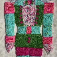 Nutcracker, Holiday Pattern by Cactus Needle, 12" X 26"