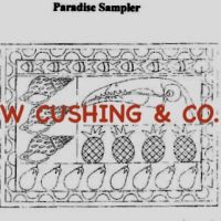 Paradise Sampler, Pattern by Cactus Needle, 24" X 32 1/2”