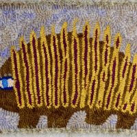 Prickly, Pattern by Cactus Needle, 19 1/2” X 11 1/4”