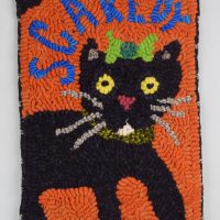 Scaredy Cat WordPlay, Pattern by Cactus Needle, 8" x 12"