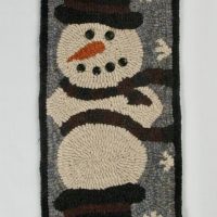 Snowman Purse, Pattern by Cactus Needle, 8" X 18"