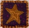 Star, Holiday Pattern by Cactus Needle, 6" x 6"