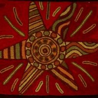 Starburst, Pattern by Cactus Needle, 22" X 25 3/4"