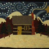 Swirl Mountain, Pattern by Cactus Needle, 20" X 28"