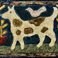 Taking A Walk, Pattern by Cactus Needle, 23 5/8” X 15 3/4”