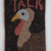Talk Turkey (profile) WordPlay, Pattern by Cactus Needle, 8" x 12"