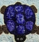 Bud, Pattern by Cactus Needle, 11" round