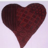 Wild Heart A, Pattern by Cactus Needle, 24" X 32"