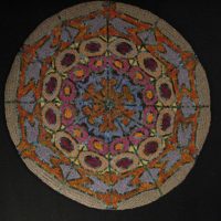 Wool Kaleidoscope, Pattern by Cactus Needle, 29" Round