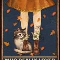 Once Upon a Time There Was A Girl --FALL, P is for Primitive, 21 x 14