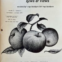 The Rug Hooker, New and Views Rug Hooking Magazine Volume 3, No. 6, Issue #18, September - October 1975 by Joan Moshimer "Used"