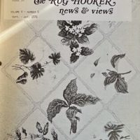 The Rug Hooker, New and Views Rug Hooking Magazine Volume 4, No. 6, Issue #24, September - October 1976 by Joan Moshimer "Used"