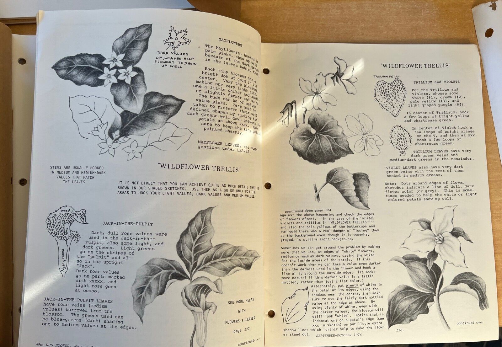 The Rug Hooker, New and Views Rug Hooking Magazine Volume 4, No. 6, Issue #24, September - October 1976 by Joan Moshimer "Used" - Image 2