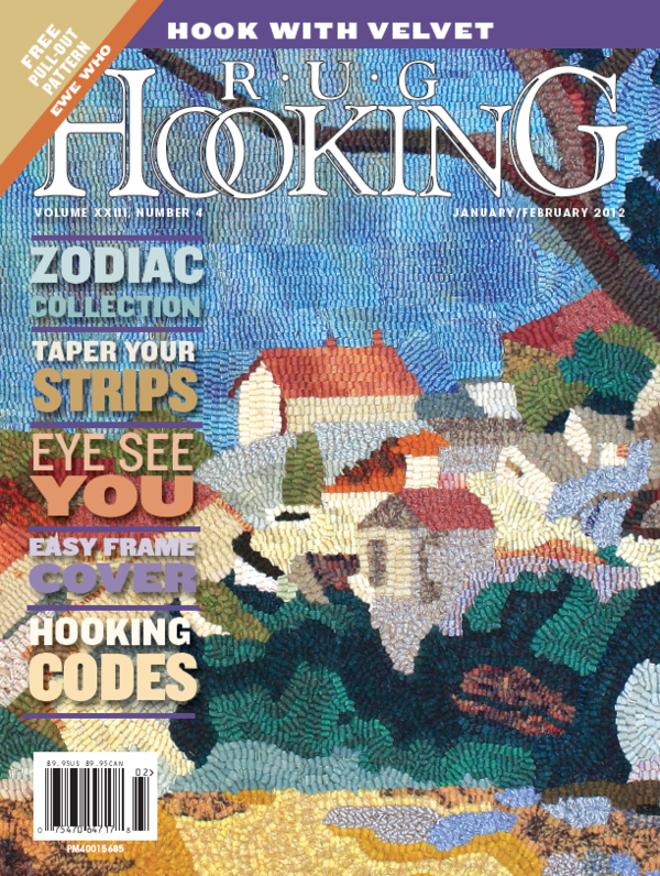 2012 January/February Rug Hooking Magazine Back Issue