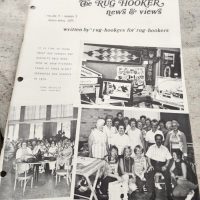The Rug Hooker, New and Views Rug Hooking Magazine Volume 3, No. 3, Issue #15, March - April 1975 by Joan Moshimer "Used"